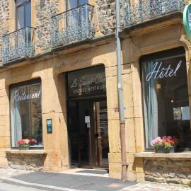 Logis Hôtel Le Saint Clément，位于Saint-Clement-sur-Valsonne的酒店