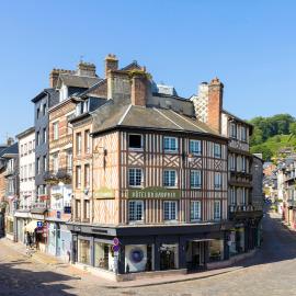 Hotel Le Dauphin，位于翁弗勒尔的酒店
