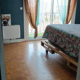 Chambre chez moi,chez vous vue sur les vignes，位于利布尔讷的酒店