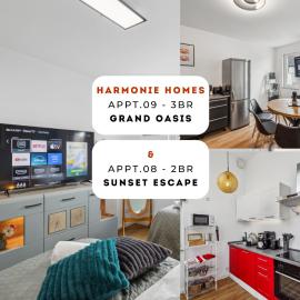 Harmonie Homes - für alle Gäste, Gruppen und Familien bis zu 8 Gäste - Neubau 2025 - Premium Betten - 2 Balkone - Smart TV - Gratis Privatparkplatz - voll ausgestattete Küche - 20 Min nach München West - Zentral gelegen，位于达辛格的酒店