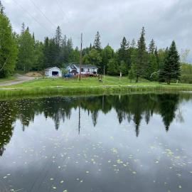 Peaceful and Heavenly Private Water Front Cottage on 100 Acres of Scenic Beauty- Trent Lakes，位于Kinmount的酒店