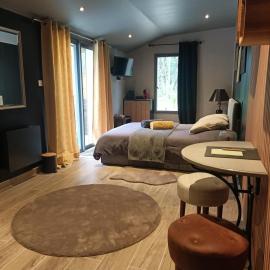 Suite Balnéo en bord de forêt，位于Pouzy-Mésangy的酒店