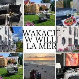 Willa La mer-Balia z jacuzzi, sauna ,klimatyzacja ,rowery，位于乌斯特卡的酒店