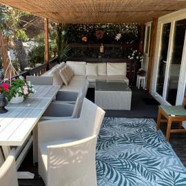 Bungalow vue mer Pampelonne St-Tropez