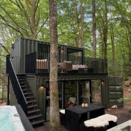 Skålldals Skogsretreat，位于Grinstad的酒店