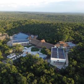 Hotel Mundo Maya Calakmul，位于Conhuas的酒店