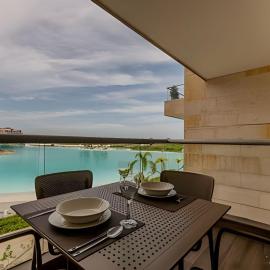Espectacular vista a laguna de Kristal / 1 alcoba，位于Los Arrayanes的酒店