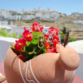 Pension Hlias - Chora Amorgos，位于阿莫尔戈斯的酒店