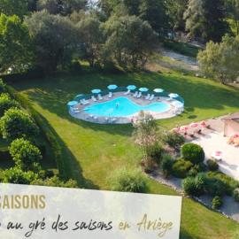 Camping les 4 saisons，位于Oust的酒店