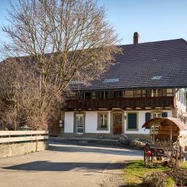Uelis-Stoeckli Gästezimmer mit Wellness, Billard, und Lamatrekking，位于Meikirch的酒店