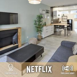 Centre-ville - Fibre - Netflix - T2 L'ISAC，位于Blain的酒店