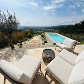 Apartment with the view and private garden，位于Limbach的酒店