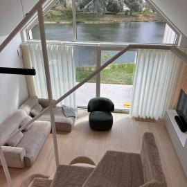 Chalet Eau Vive Mase - Luxe vakantiewoning in Maaseik aan de Maas