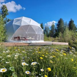 Bubble House glamping telk，位于Sõmeru的酒店