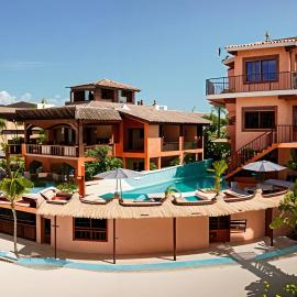 Casitas Las Palmas - Nacar - Mother of Pearl，位于蓬塔米塔的酒店