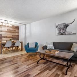 Cozy & Spacious 2BR in Downtown very close to Stampede and 17th Ave with Parking and AC