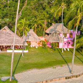 Playa Rosa Bungalows Careyes，位于卡热伊斯的酒店