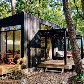 Cozy Tiny House in the forest with spacious private garden，位于泽伊德沃尔德的酒店