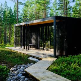 Coastal Forest Cabin in Sweden，位于瑟德港的酒店