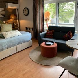 Comfortabele Familie Suite met 2 slaapkamers, airco, balkon, speelzolder，位于Den Ham的酒店