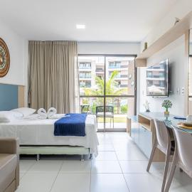 APE aconchegante e lindo - MALIA-FLAT07 - Muro Alto-Porto de Galinhas，位于伊波茹卡的酒店