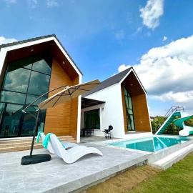 Montere Hus Pool Villa Khao Yai，位于Wangkata的酒店
