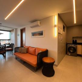 Apto completo em Cabedelo, proximo a João Pessoa com 2 quartos, cozinha completa e ar condicionado e varanda Gourmet