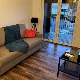 Studio lumineux avec terrasse Climatisé