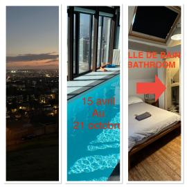Rouen ECO LODGES maison entière avec terrasse dans jardin potager piscine parking，位于鲁昂的酒店