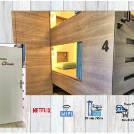 Lit 4 en 1ère Classe-Orly-T7-RER C&D，位于阿蒂斯蒙斯的酒店