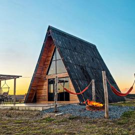 Chalé Tia Barbara - Glamping Estrada Real，位于Itutinga的酒店