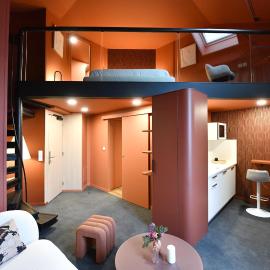 Hôtel La SUITE & restaurant Le DÔME，位于罗阿纳的酒店