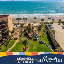 Seashell Retreat - Beachfront Condo with Pools and Cabanas，位于加尔维斯敦的酒店