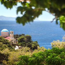 Kythnos Aegean Bliss - Kanala Seaview Getaway，位于Kanala的酒店