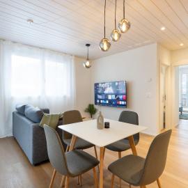 Mountain view with balcony and free parking