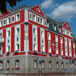 Hotel Strauss，位于霍夫的酒店