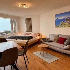 AlpinLounge Scheidegg - Studio mit Wellness und Bergblick