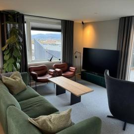 Family-friendly luxury penthhouse with three bedrooms，位于斯彻达尔的酒店