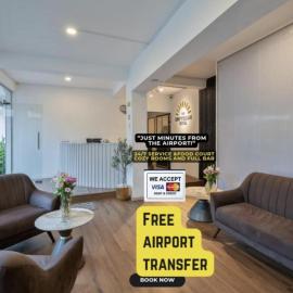 The Empyrean Airport Transit Hotel- 5 Mins from the Airport, Free Airport Pick or Drop, 24 Hr Front Desk，位于卡图纳耶克的酒店