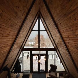 Lakewood Cabin - Surduc Lake，位于Fîrdea的酒店