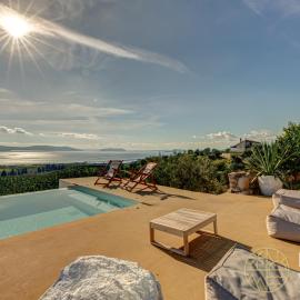 Villa Karima with Sea View，位于Metókhion的酒店