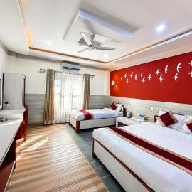 Chitwan Forest Resort with swimming pool , Chitwan National Park