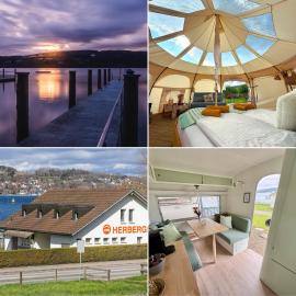 Strandbad Steckborn mit Herberge, Camping & Glamping，位于施泰克博恩的酒店