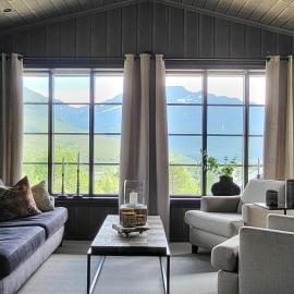 Modern Cabin With Ski Inout In Great Area，位于Brunstad的酒店