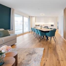 Visionary Hospitality Rothenburg, Lucerne - Premium Apartments with Free Parking, Washer, Kitchen, Terrace, Bus Stop, 15' City