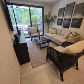 Condo 2 recámaras a pasos de playa Santa Cruz，位于圣克鲁斯华特库的酒店
