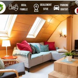 Green Appart Europa Lodge standing et familial près Europa-Park，位于Daubensand的酒店