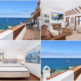 10-Star Property! Premium Ocean Views, Immaculate Corner Condo with Fireplace, New Golf Cart，位于阿瓦隆的酒店