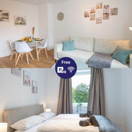 Sailor's Cabin - modern, ruhig und zentral nahe Deich und Havenwelten, mit Garage, Arbeitsplatz und voll ausgestatteter Küche，位于不来梅港的酒店