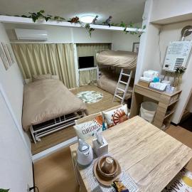 201号室 福井駅東口から徒歩10分 スーパーまで2分 無料駐車場有 民泊 eclat エクラ 城東 201，位于福井的酒店